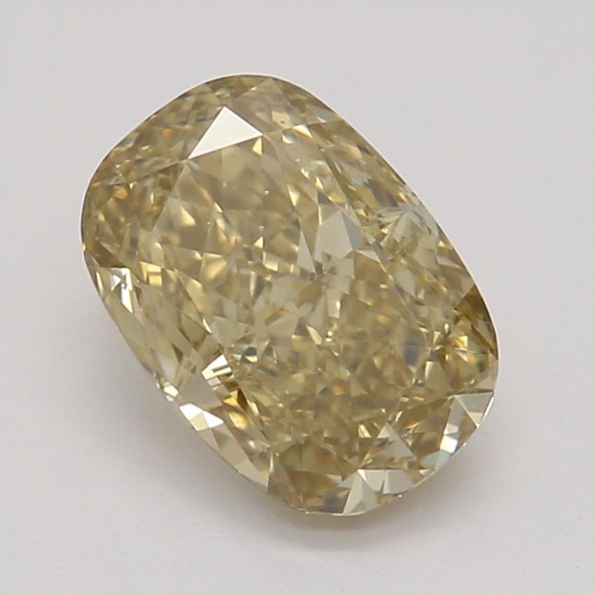 0.83 Ct. Fancy Brown-Yellow Cushion Diamond