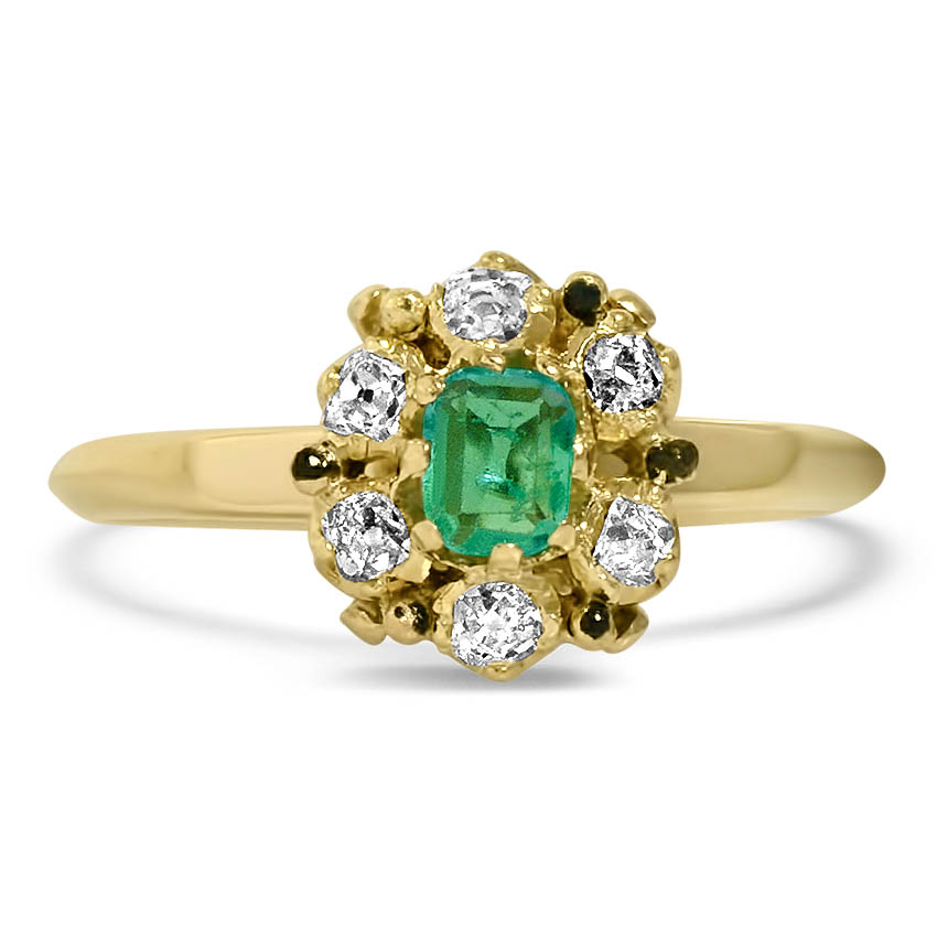 Victorian Emerald Vintage Ring