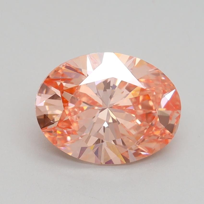 1.80 Ct. Fancy Vivid Pink Oval Lab Grown Diamond