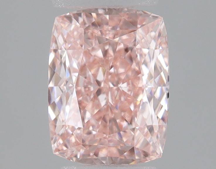 0.37 Ct. Fancy Intense Pink Cushion Lab Grown Diamond