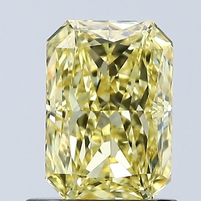 1.04 Ct. Fancy Vivid Yellow Radiant Lab Grown Diamond