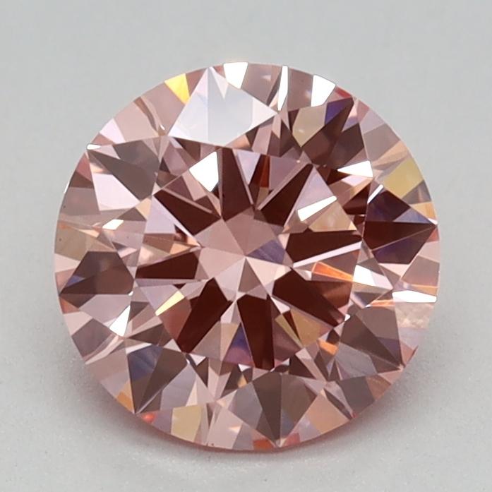 1.00 Ct. Fancy Intense Pink Round Lab Grown Diamond