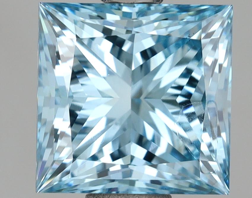 2.03 Ct. Fancy Vivid Blue Princess Lab Grown Diamond