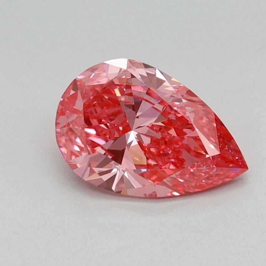 0.72 Ct. Fancy Vivid Pink Pear Lab Grown Diamond