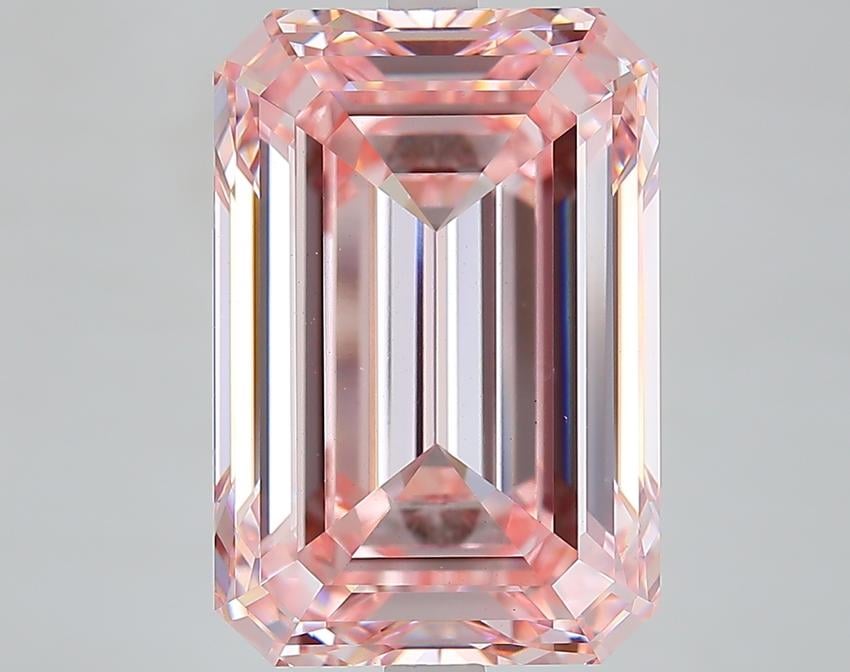 9.30 Ct. Fancy Intense Pink Emerald Lab Grown Diamond