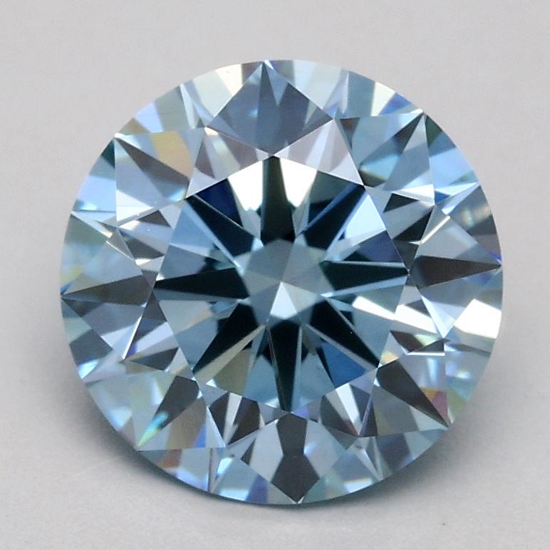 1.56 Ct. Fancy Blue Round Lab Grown Diamond
