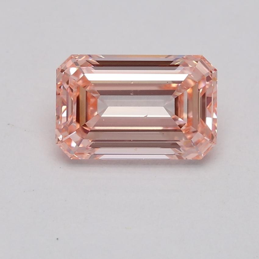 1.18 Ct. Fancy Intense Pink Emerald Lab Grown Diamond