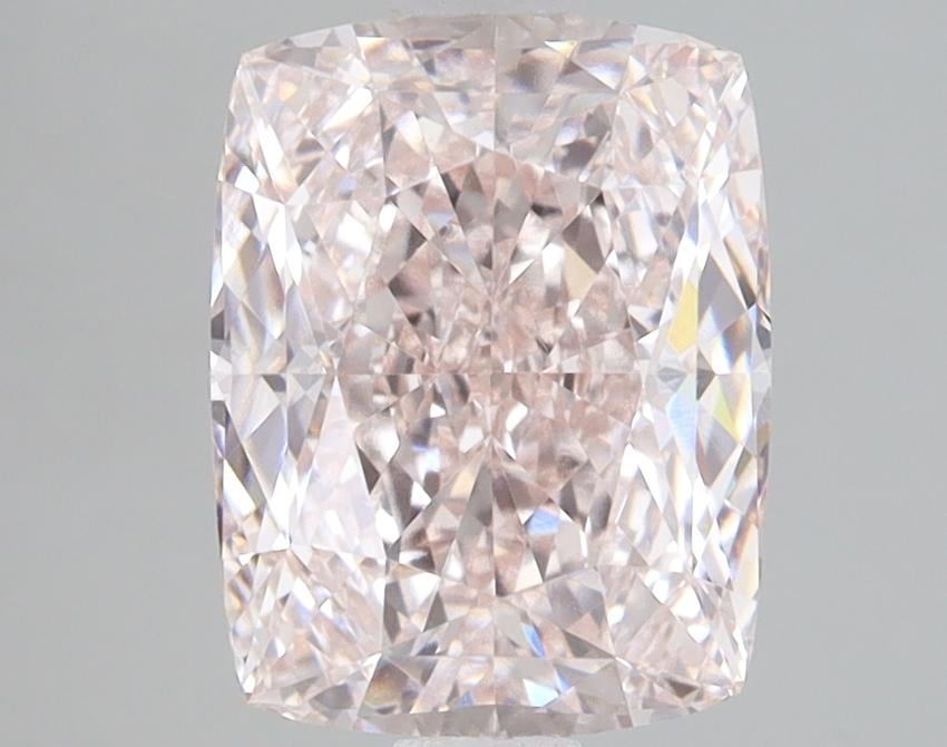 3.05 Ct. Fancy Light Pink Cushion Lab Grown Diamond