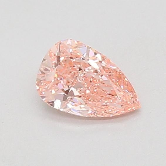 0.51 Ct. Fancy Vivid Pink Pear Lab Grown Diamond