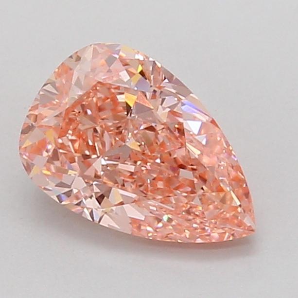 1.55 Ct. Fancy Vivid Pink Pear Lab Grown Diamond