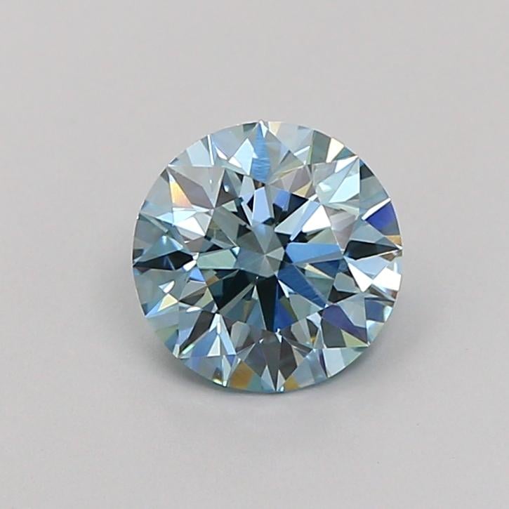 1.10 Ct. Fancy Vivid  Blue Round Lab Grown Diamond