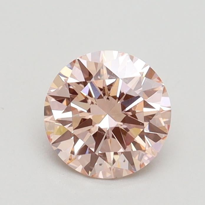 0.73 Ct. Fancy Light Pink Round Lab Grown Diamond