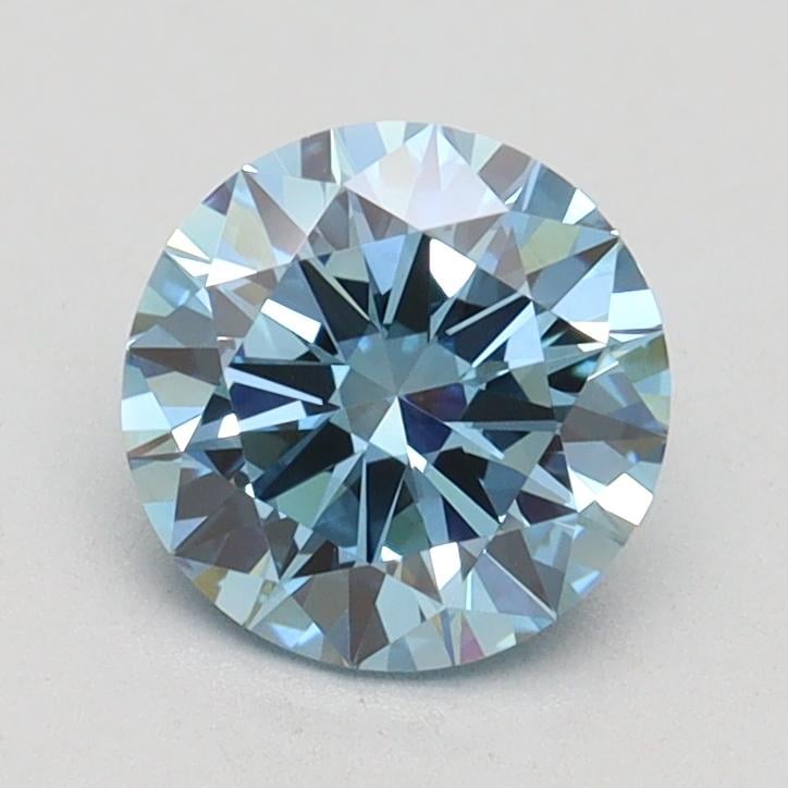 1.17 Ct. Fancy Vivid Blue Round Lab Grown Diamond
