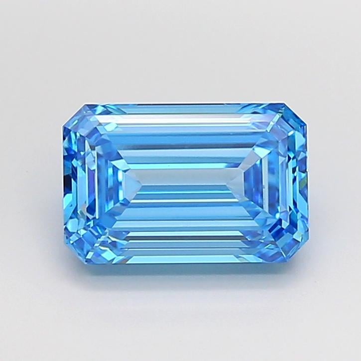 3.00 Ct. Fancy Vivid Blue Emerald Lab Grown Diamond