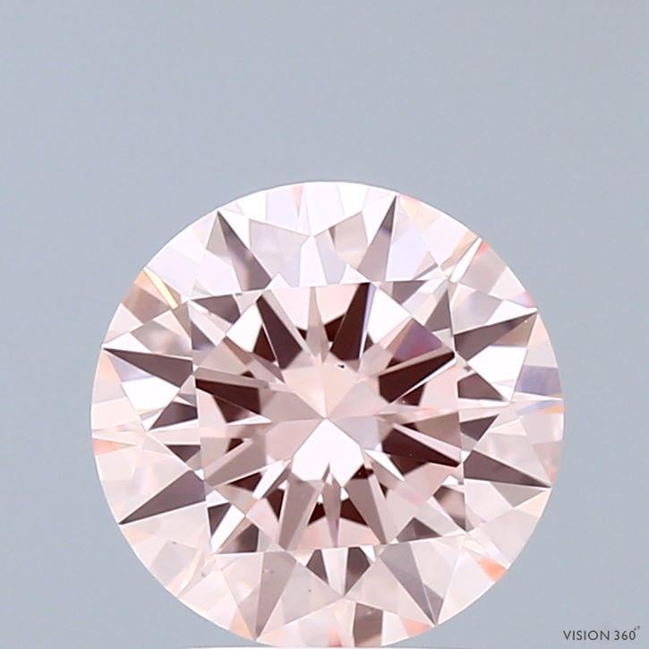 2.02 Ct. Fancy Intense  Pink Round Lab Grown Diamond