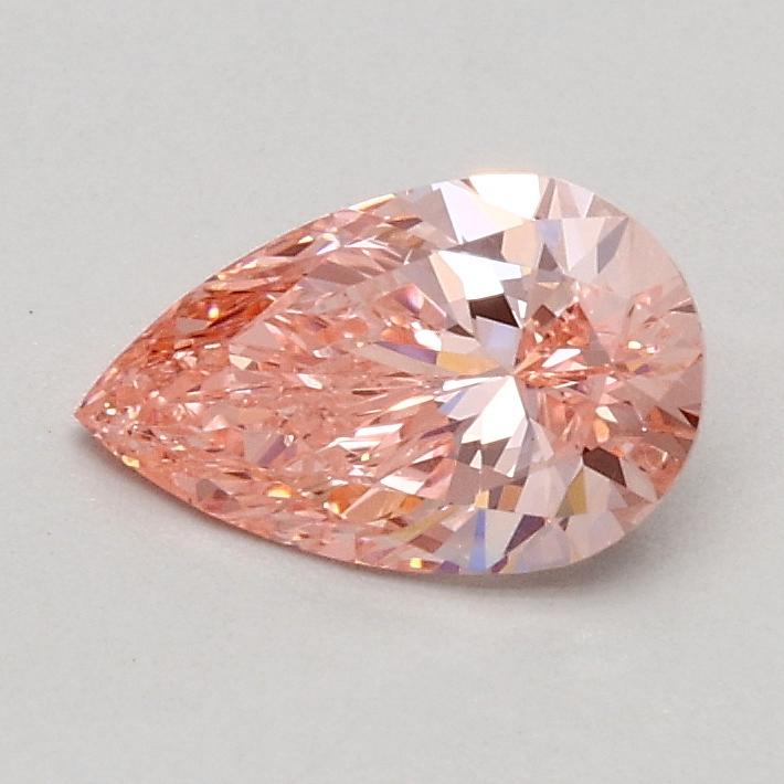 0.50 Ct. Fancy Vivid Pink Pear Lab Grown Diamond