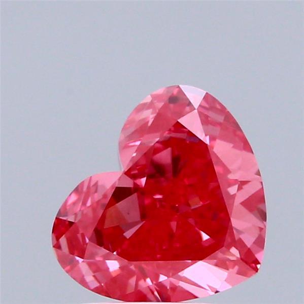 1.53 Ct. Fancy Vivid  Pink Heart Lab Grown Diamond