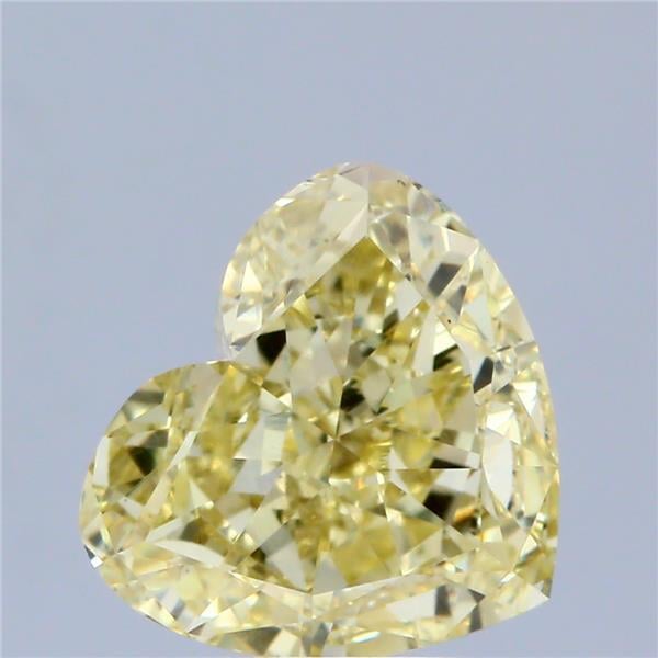2.68 Ct. Fancy Intense  Yellow Heart Lab Grown Diamond