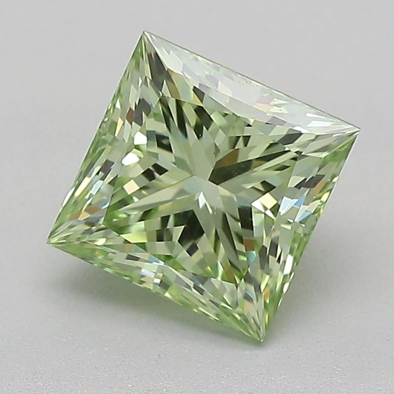 0.98 Ct. Fancy Green Princess Lab Grown Diamond