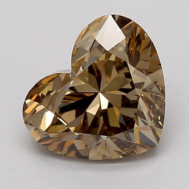 1.51 Ct. Fancy  Brown Heart Lab Grown Diamond