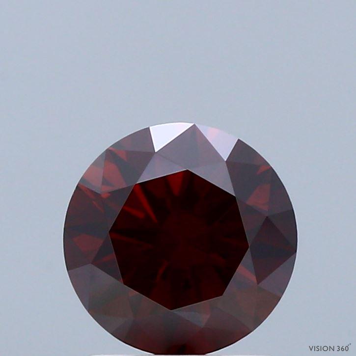 1.54 Ct. Fancy Deep Orange Round Lab Grown Diamond