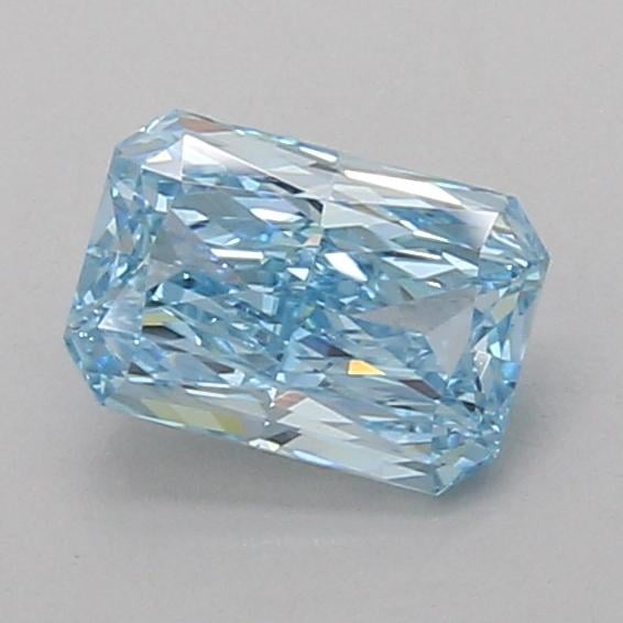 1.02 Ct. Fancy Vivid Blue Radiant Lab Grown Diamond