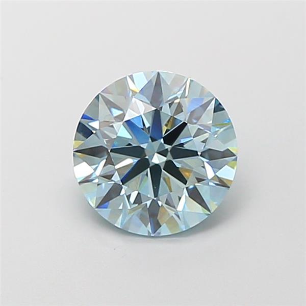 2.19 Ct. Fancy Intense Blue Round Lab Grown Diamond