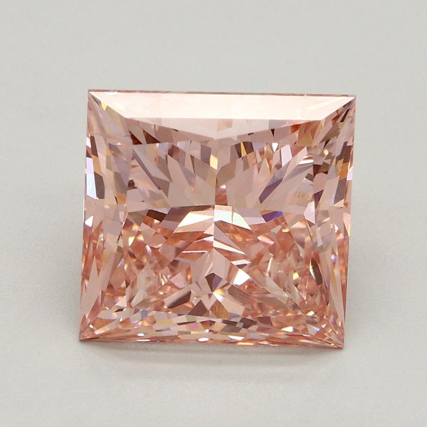 3.01 Ct. Fancy Intense Pink Princess Lab Grown Diamond