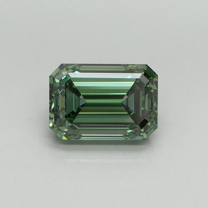 2.06 Ct. Fancy Vivid Green Emerald Lab Grown Diamond