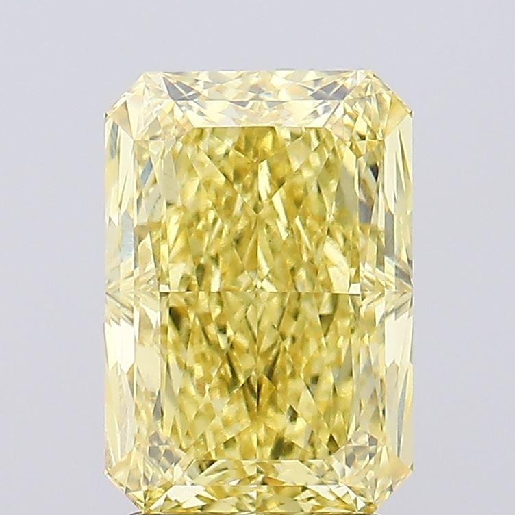 2.63 Ct. Fancy Intense Yellow Radiant Lab Grown Diamond