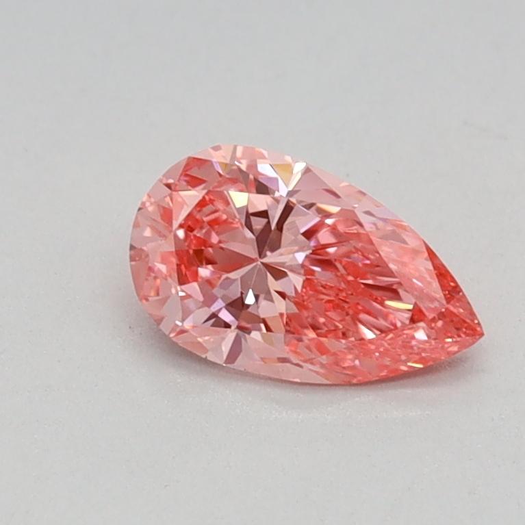 0.36 Ct. Fancy Vivid Pink Pear Lab Grown Diamond
