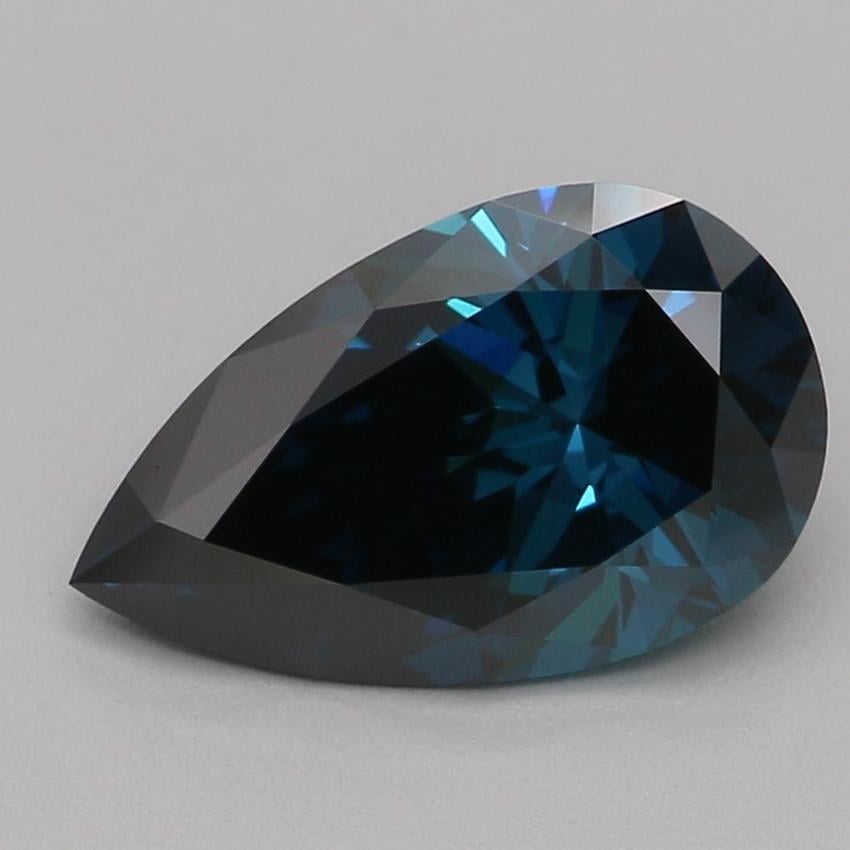 1.09 Ct. Fancy Deep Blue Pear Lab Grown Diamond