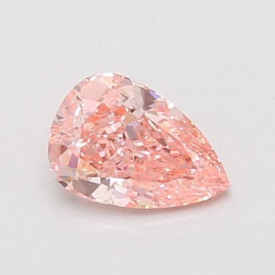 0.60 Ct. Fancy Vivid Pink Pear Lab Grown Diamond