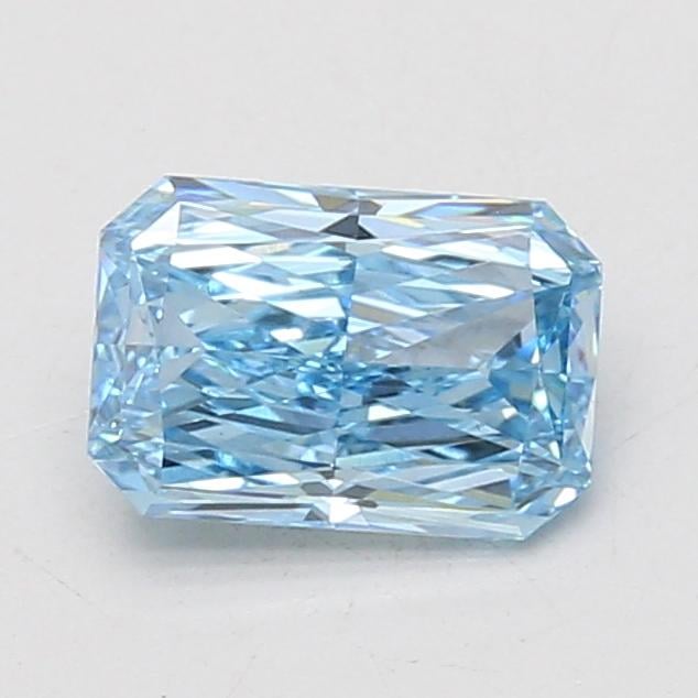 1.30 Ct. Fancy Vivid Blue Radiant Lab Grown Diamond