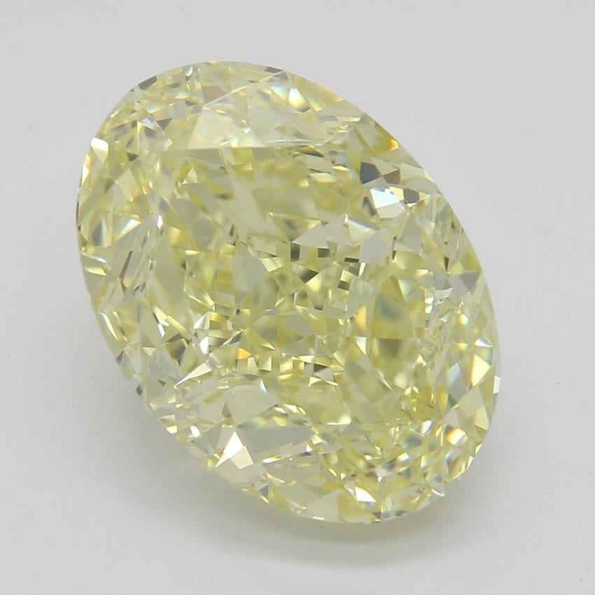 4.32 Ct. Fancy Yellow Oval Diamond