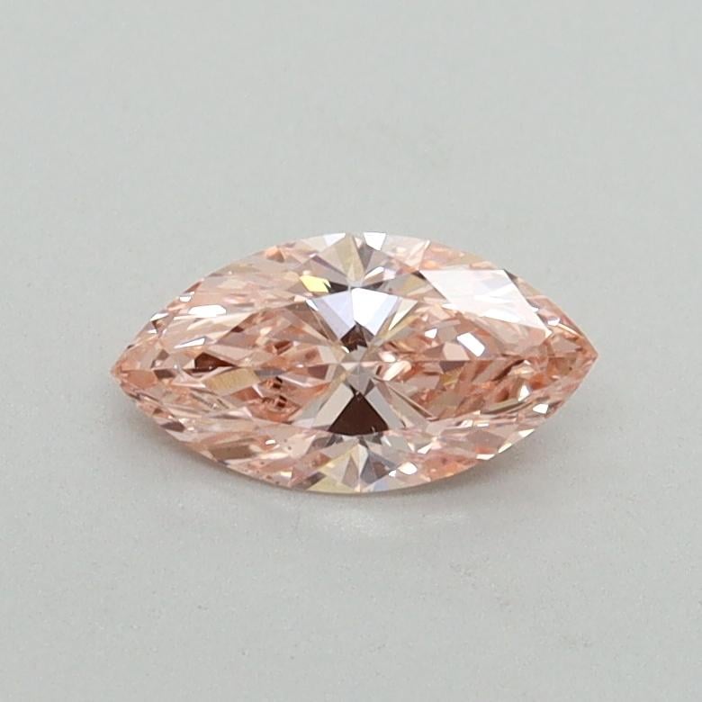 0.40 Ct. Fancy Vivid Pink Marquise Lab Grown Diamond
