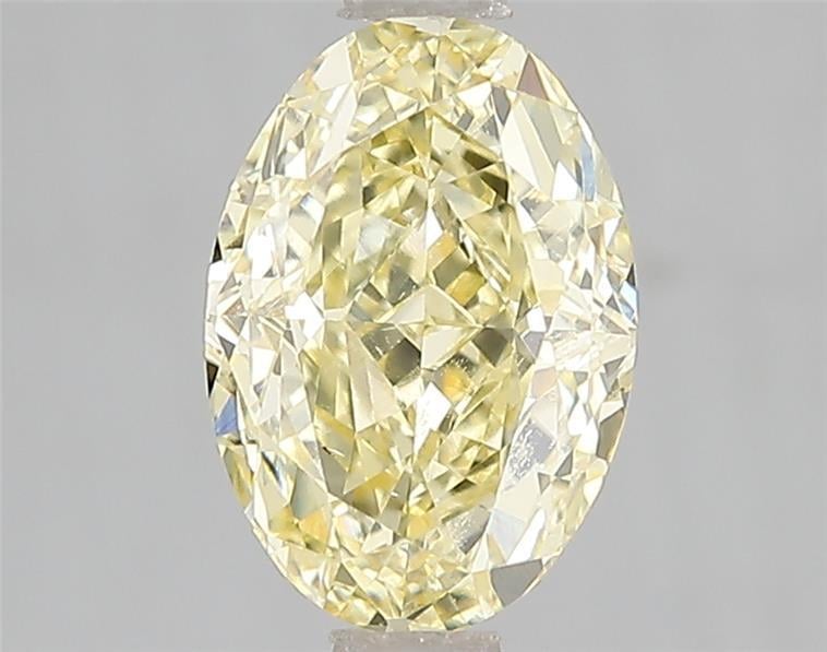 2.01 Ct. Fancy Vivid Yellow Oval Lab Grown Diamond