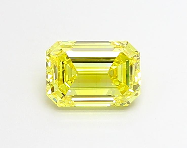1.56 Ct. Fancy Vivid Yellow Emerald Lab Grown Diamond