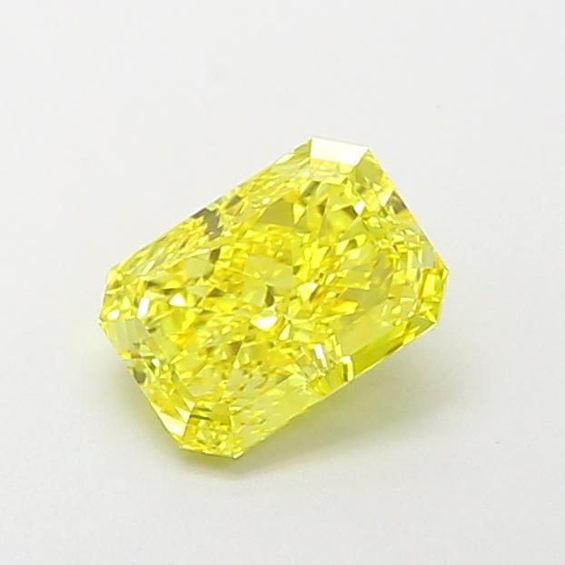1.10 Ct. Fancy Vivid Yellow Radiant Lab Grown Diamond