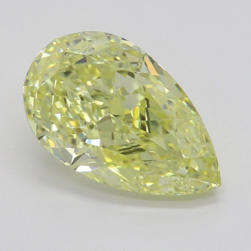 1.15 Ct. Fancy Intense Yellow Pear Diamond