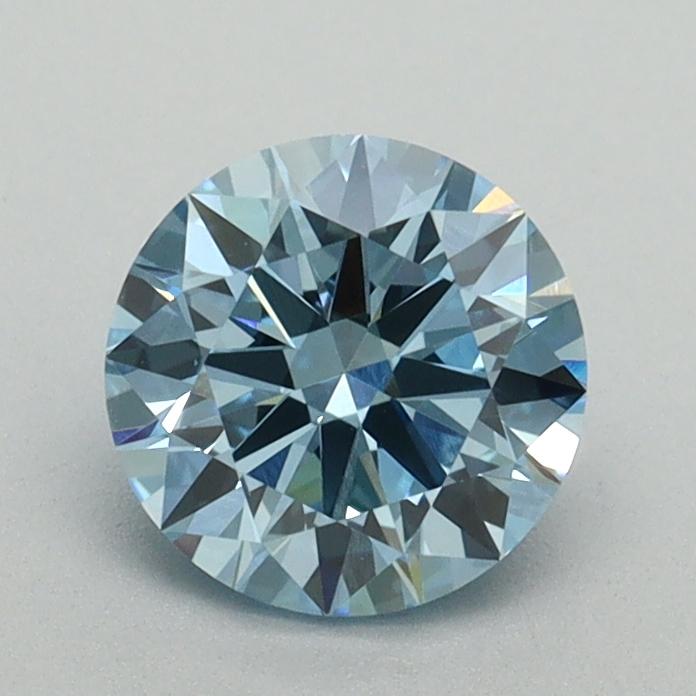 1.01 Ct. Fancy Vivid Blue Round Lab Grown Diamond