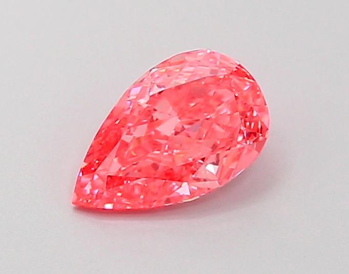 0.73 Ct. Fancy Vivid Pink Pear Lab Grown Diamond