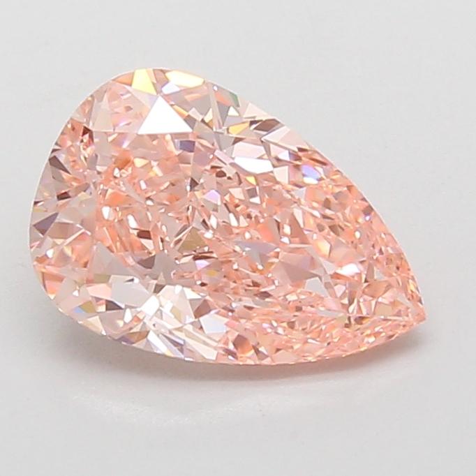 2.07 Ct. Fancy Vivid Pink Pear Lab Grown Diamond