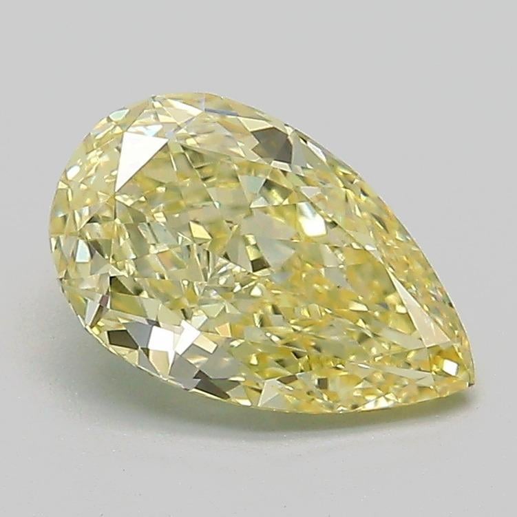 1.39 Ct. Fancy  Yellow Pear Lab Grown Diamond