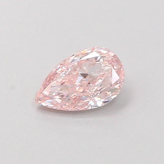 0.37 Ct. Fancy Intense  Pink Pear Lab Grown Diamond