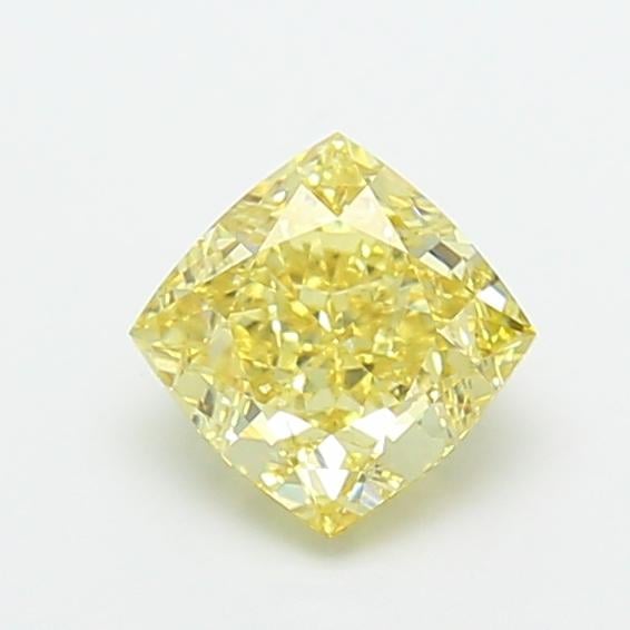 1.52 Ct. Fancy Yellow Cushion Lab Grown Diamond