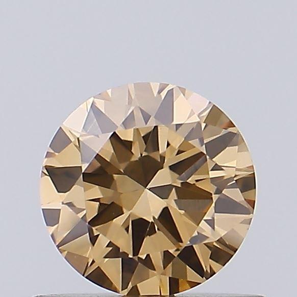 0.48 Ct. Fancy Brown Round Lab Grown Diamond