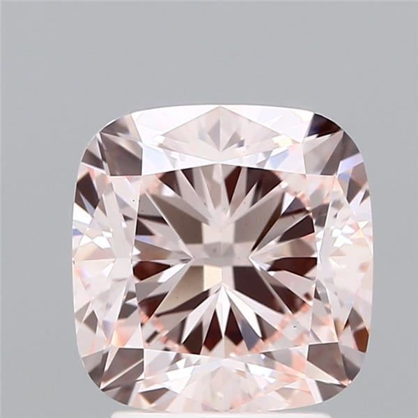 3.06 Ct. Fancy Pink Cushion Lab Grown Diamond