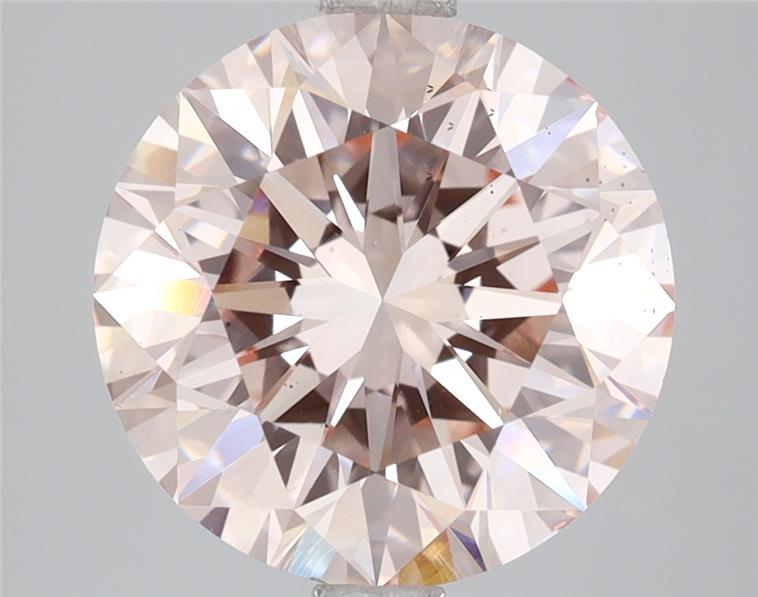 4.00 Ct. Fancy Light Pink Round Lab Grown Diamond