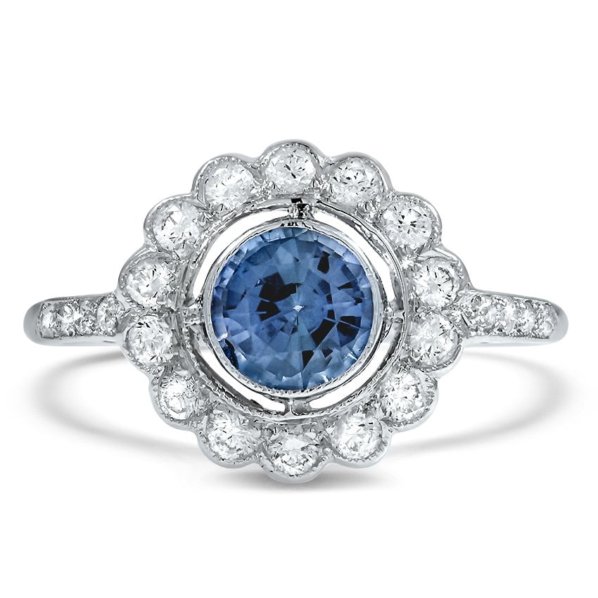 Edwardian Reproduction Sapphire Vintage Ring